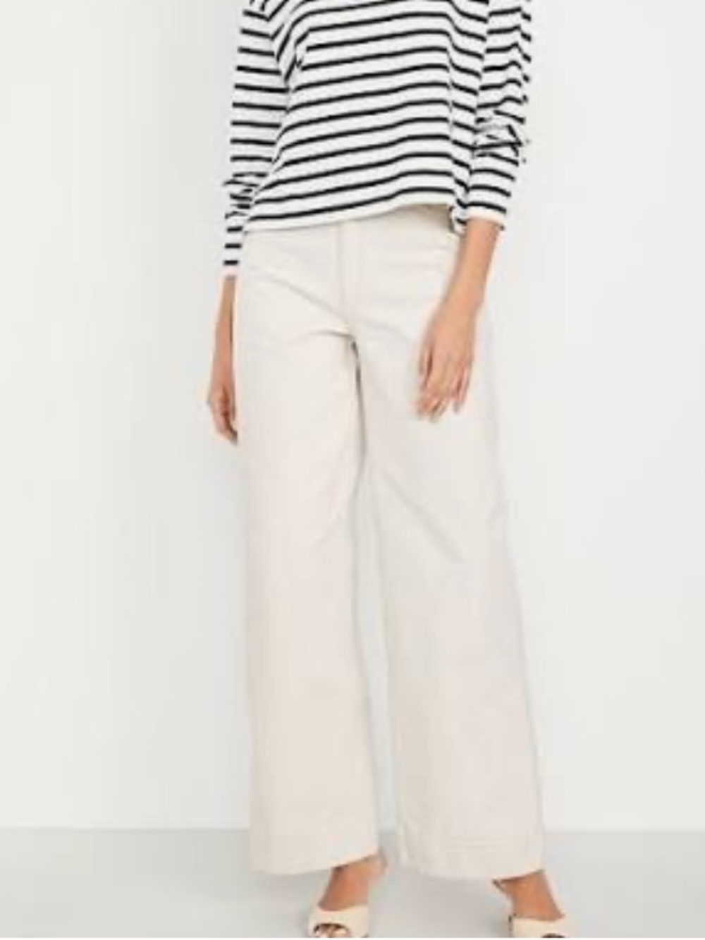 Old Navy Extra High Waisted Mariner Wide Leg pants